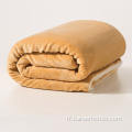 Nouveau design Logo personnalisé Sherpa Fleece Throw